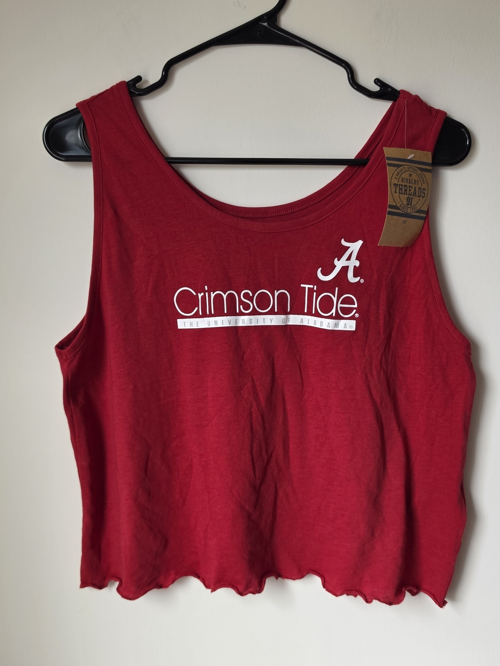Crimson Tide Cropped Tank Top
